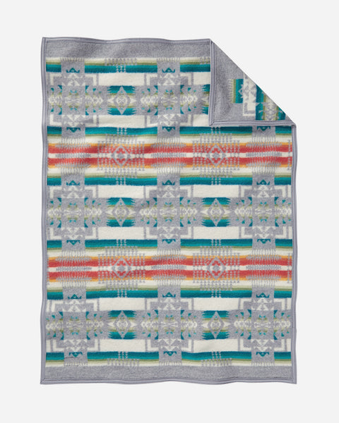 Pendleton Chief Joseph Baby Blanket - Grey