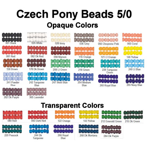 Pony Beads Size 5