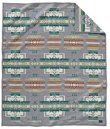 Pendleton Chief Joseph Baby Blanket - Grey