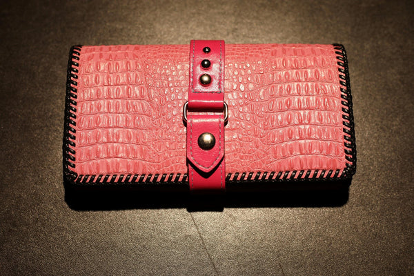 Pink Leather Wallet