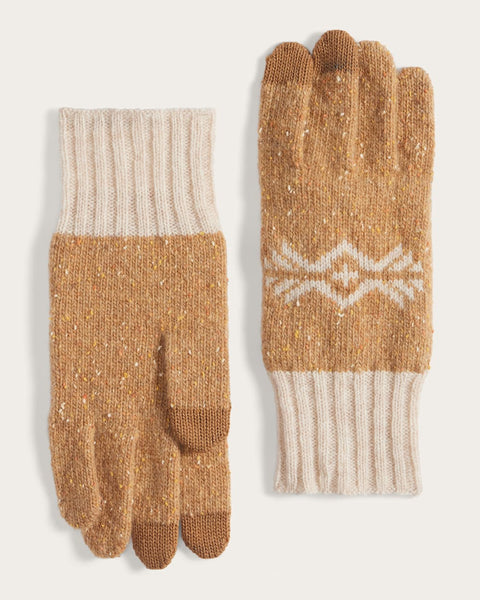 Pendleton Icon Texting Gloves - Tan and Black