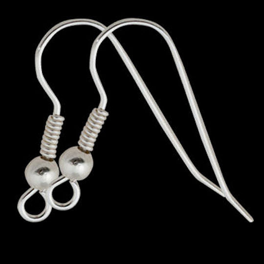 ear fish hook Sterling Silver Fish Hook for Earrings – Potawatomi Gift Shop