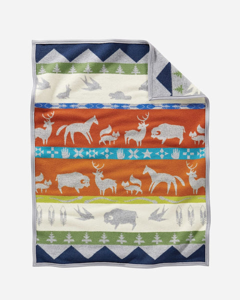 Pendleton Jacquard Crib Blanket - Shared Paths