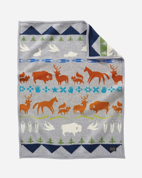 Pendleton Jacquard Crib Blanket - Shared Paths