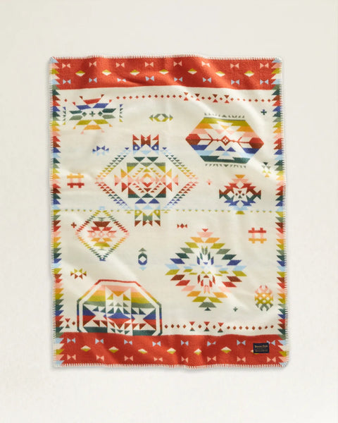 Pendleton Jacquard Crib Blanket - Wild Blooms