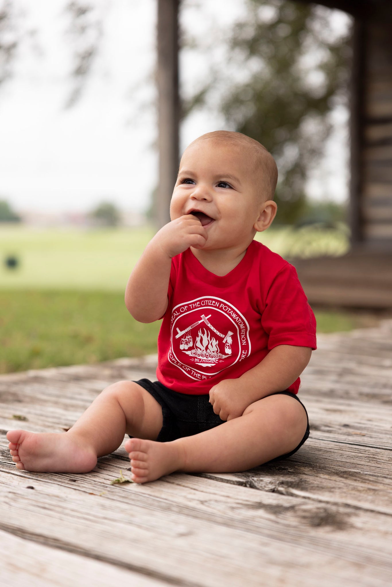 Youth CPN Seal Shirts - Red