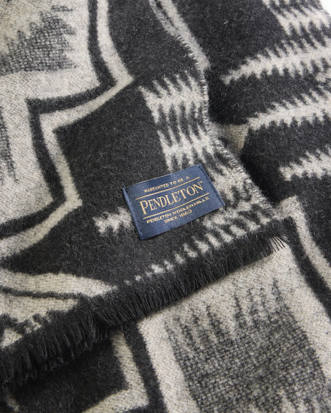 Pendleton Jacquard Scarf - Harding Black / Tan