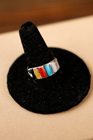 Band Ring with Stones