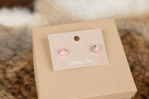 Pink Conch Studs