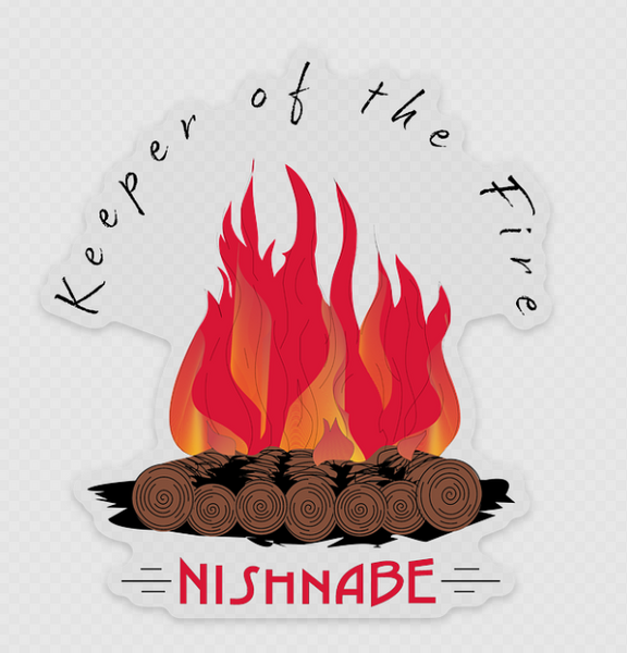 Keeper of the Fire Window Decal