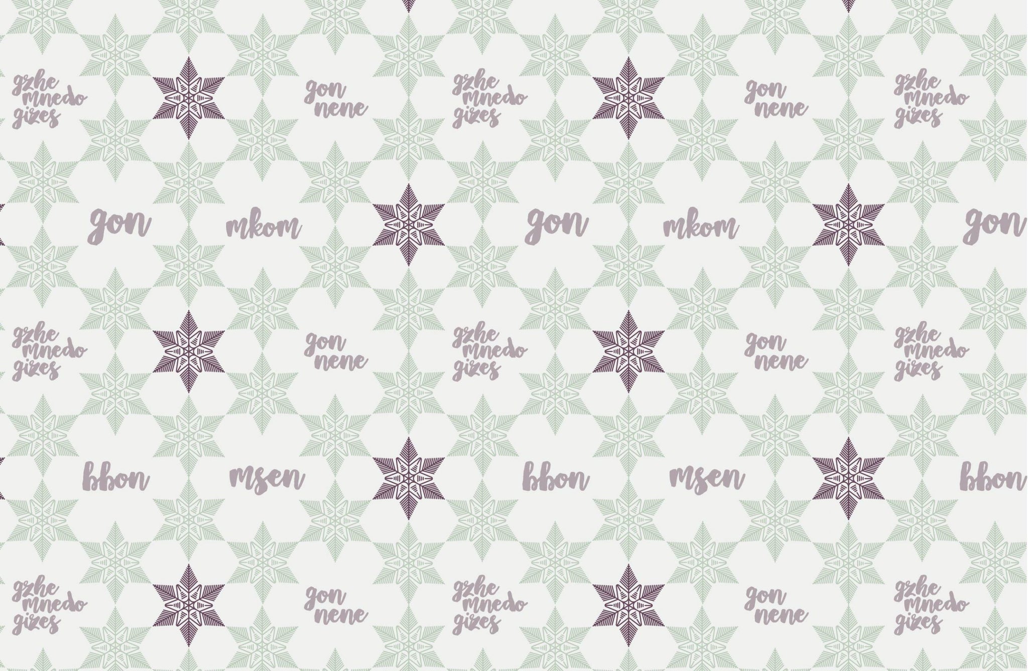 Potawatomi Holiday Wrapping Paper