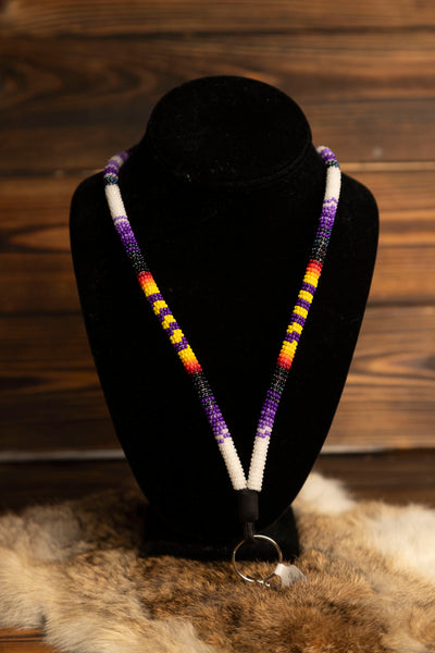 Long Fully Beaded Lanyards
