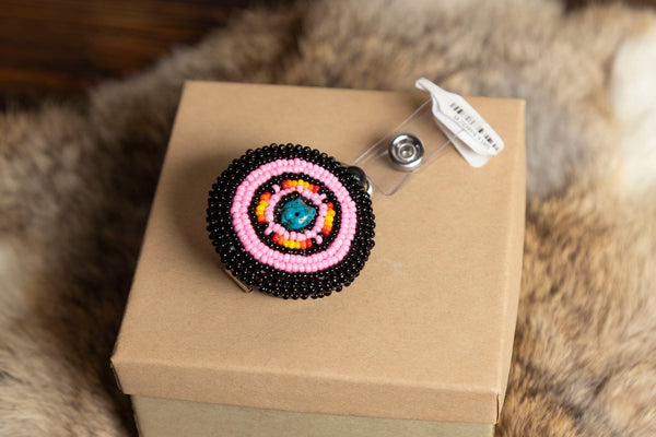 Beaded Badge Reel
