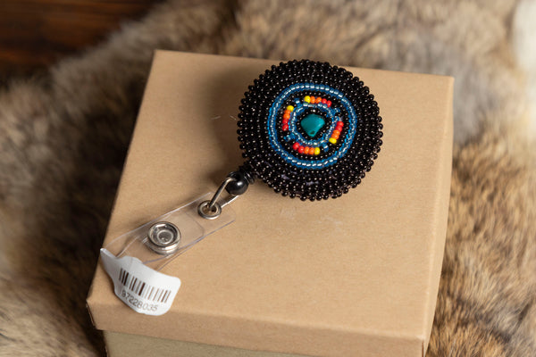 Beaded Badge Reel
