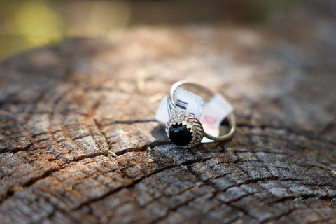 Sterling Silver Rings with Small Stones