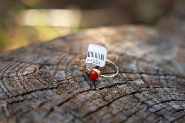 Sterling Silver Rings with Small Stone