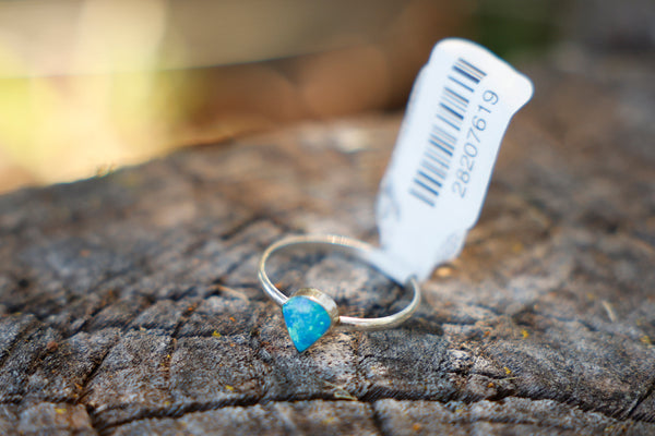 Sterling Silver Rings with Small Stone