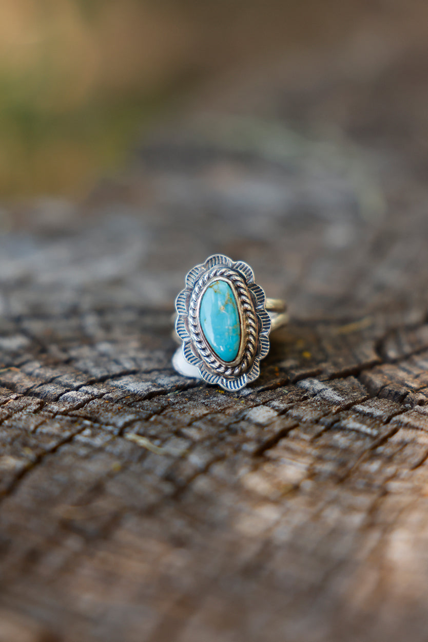 Kingman Turquoise Ring