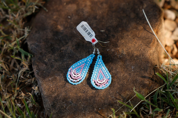 Beaded Teardrop Earrings