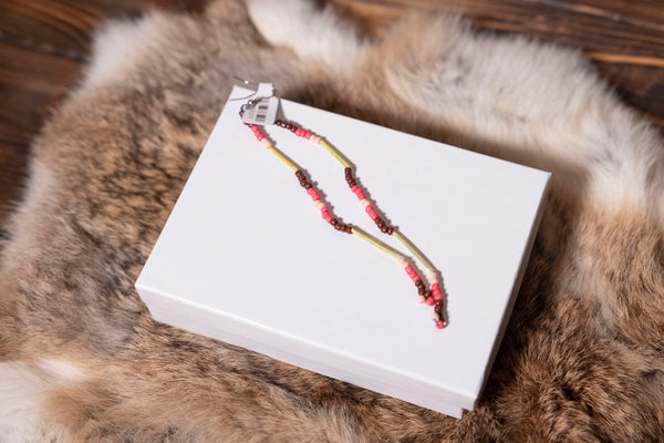 Beaded Quill Earrings