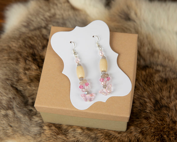 Small Beaded Glass Earrings