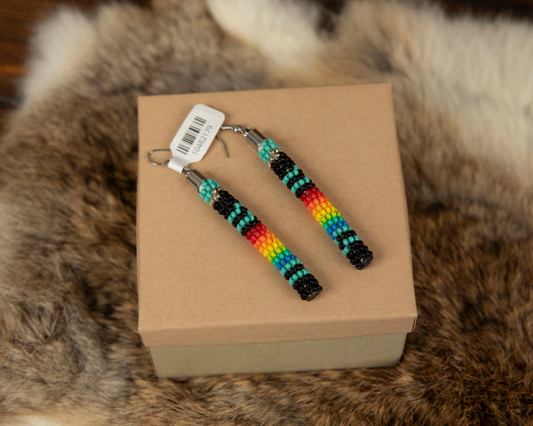 Beaded Stick Earrings