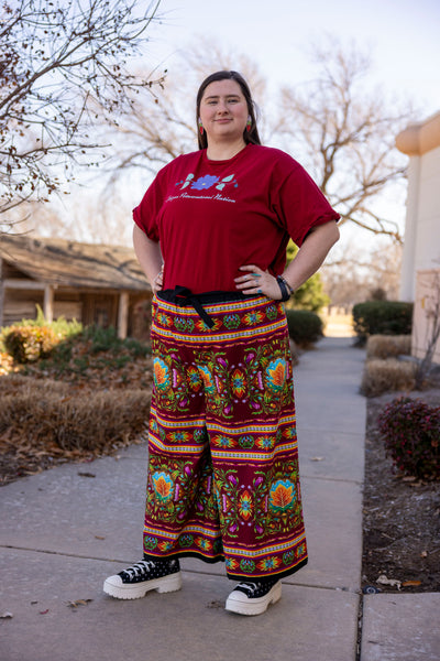 Adult Native Print Wrap Pants