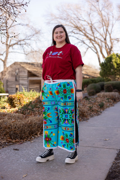 Adult Native Print Wrap Pants