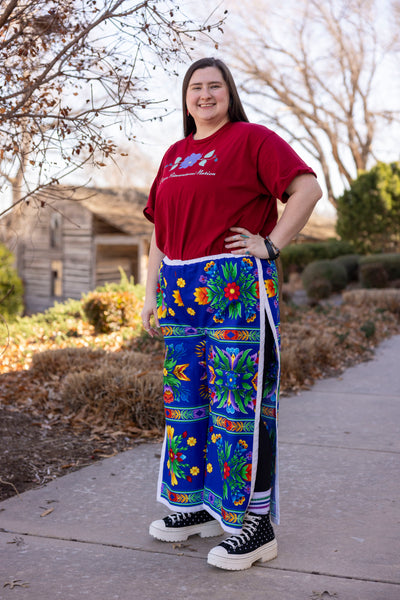 Adult Native Print Wrap Pants
