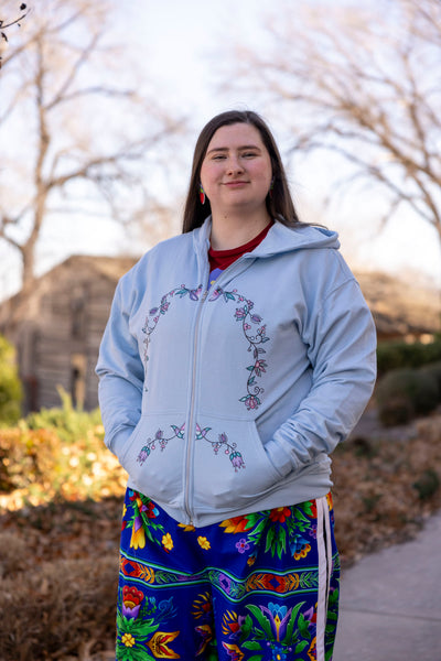 Floral Zip Up Jackets
