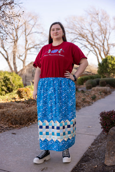 Adult Woven Ribbon Skirts with Pockets