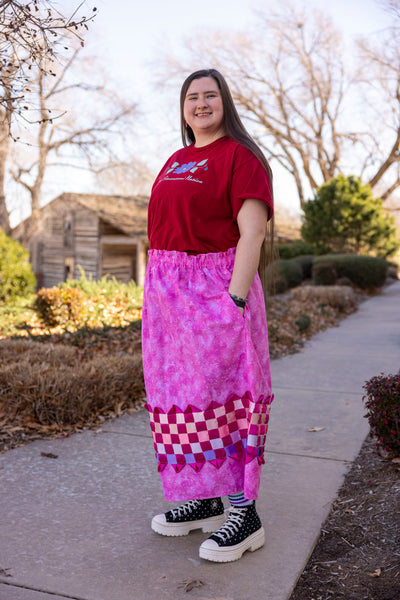Adult Woven Ribbon Skirts with Pockets