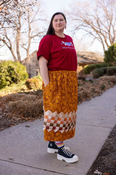Adult Woven Ribbon Skirts with Pockets