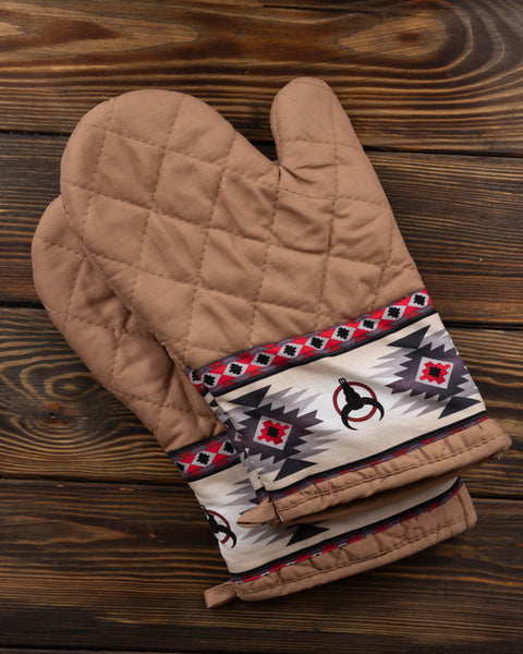 Appliqued Oven Mitts