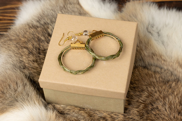 Sweetgrass Hoop Earrings