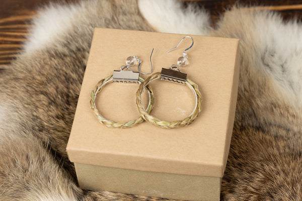 Sweetgrass Hoop Earrings