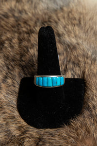 Turquoise Corn Row Ring