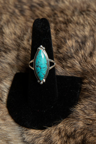 Turquoise Marquise Ring