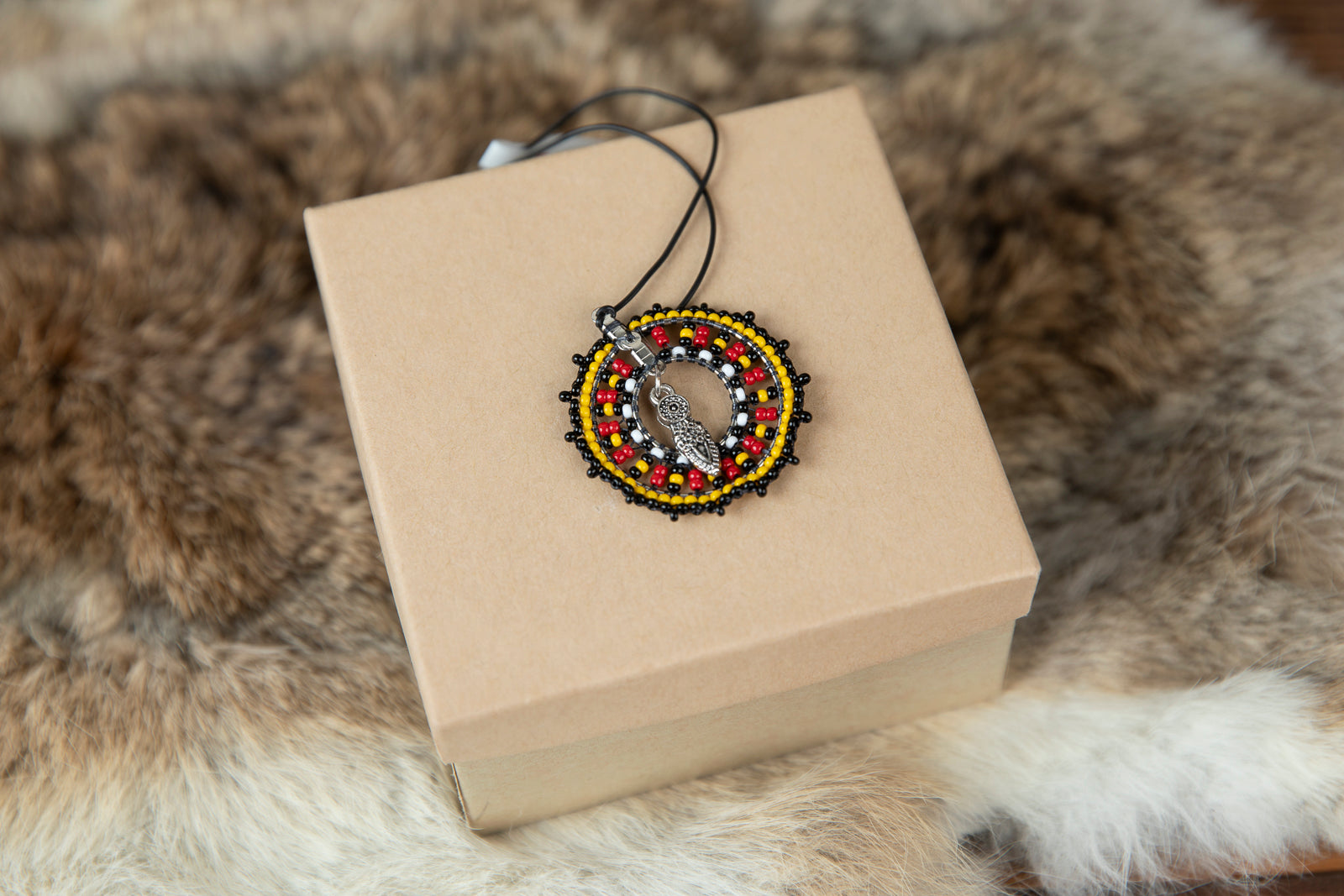 Beaded Round Ornament