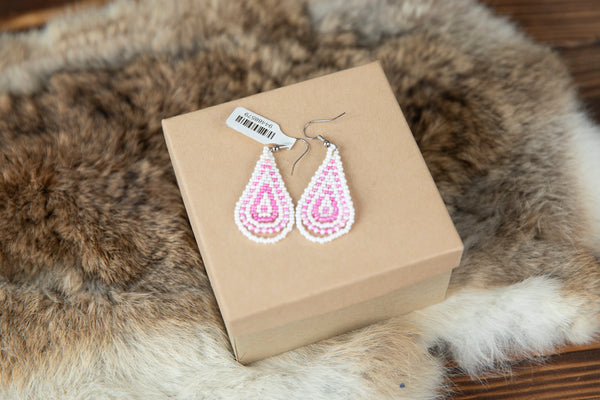 Beaded Teardrop Earrings