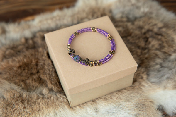 Beaded Bracelets with Charms