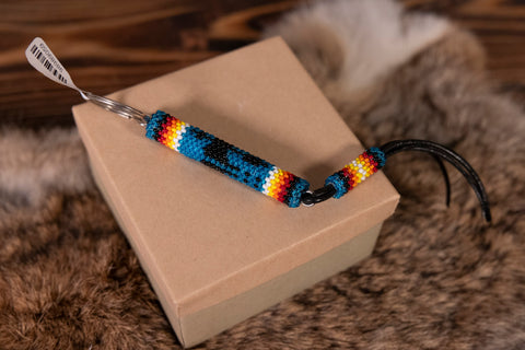 Beaded Keychains (Bird and Feathers)