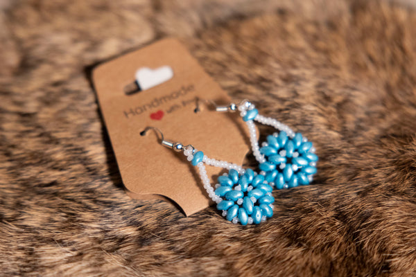 Flower Drop Earrings