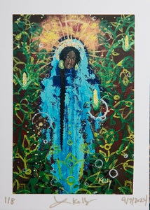 My Sister Nutures the Corn Print 5 X 7