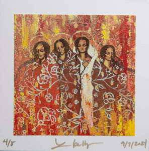 My Sisters Brought Their Flowers Prints 5 X 5