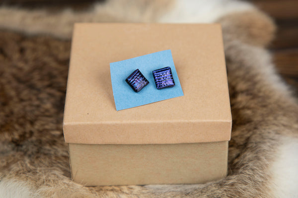 Colorful Square Studs