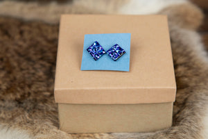 Colorful Square Studs
