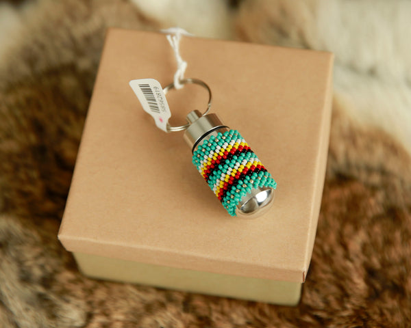 Beaded Medicine Containers