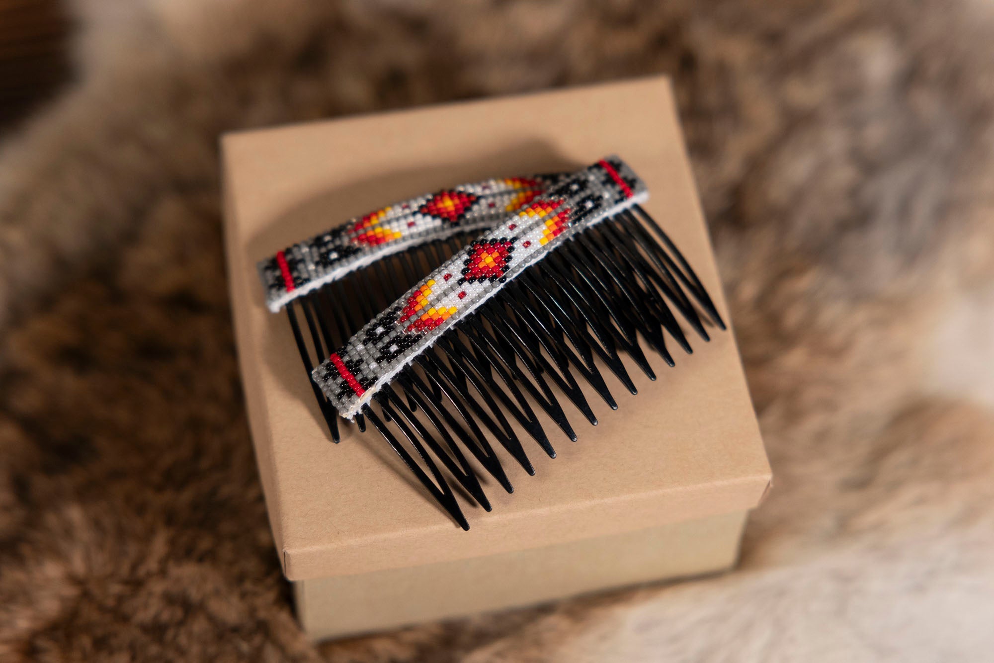 Beaded Hair Combs