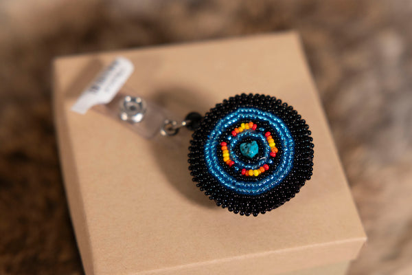 Beaded Badge Reel